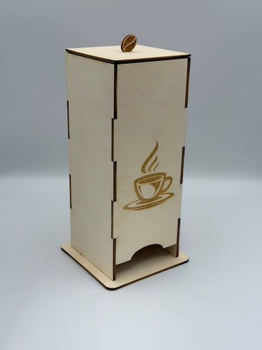 Kaffeepadhalter aus holz - kaffeepadhalter,